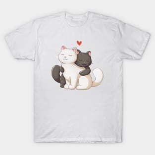 Cat hug T-Shirt